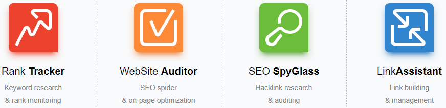 SEO PowerSuite Tools - rank tracker, website auditor, SEO spyglass, link assistant