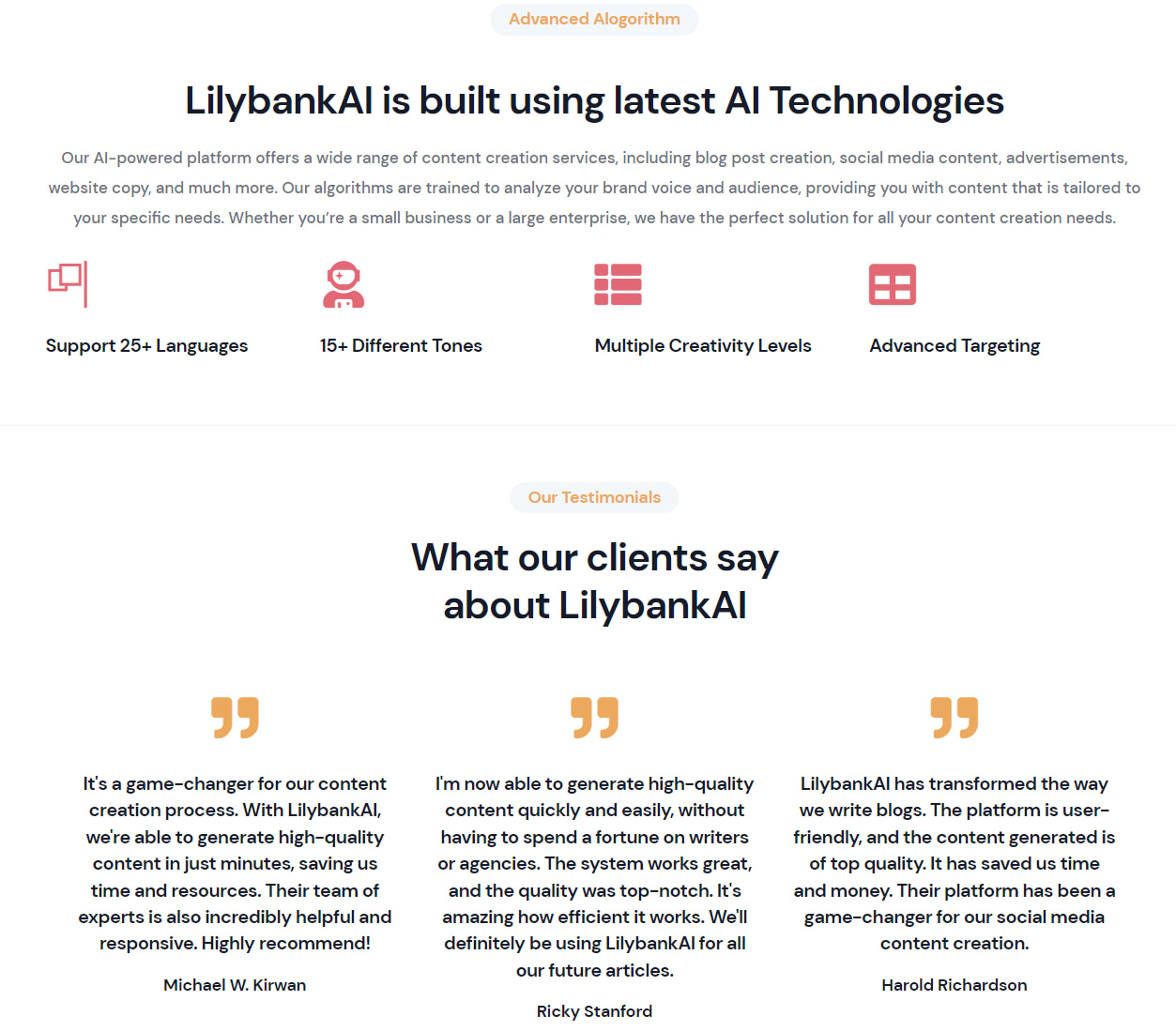 LilyBank Features and Customer Reviews